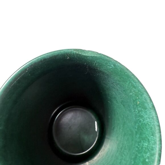 Vtg Color Flyte Creamer and Sugar Set & Juice Cup Branchell Forest Green Melmac - Picture 3 of 11